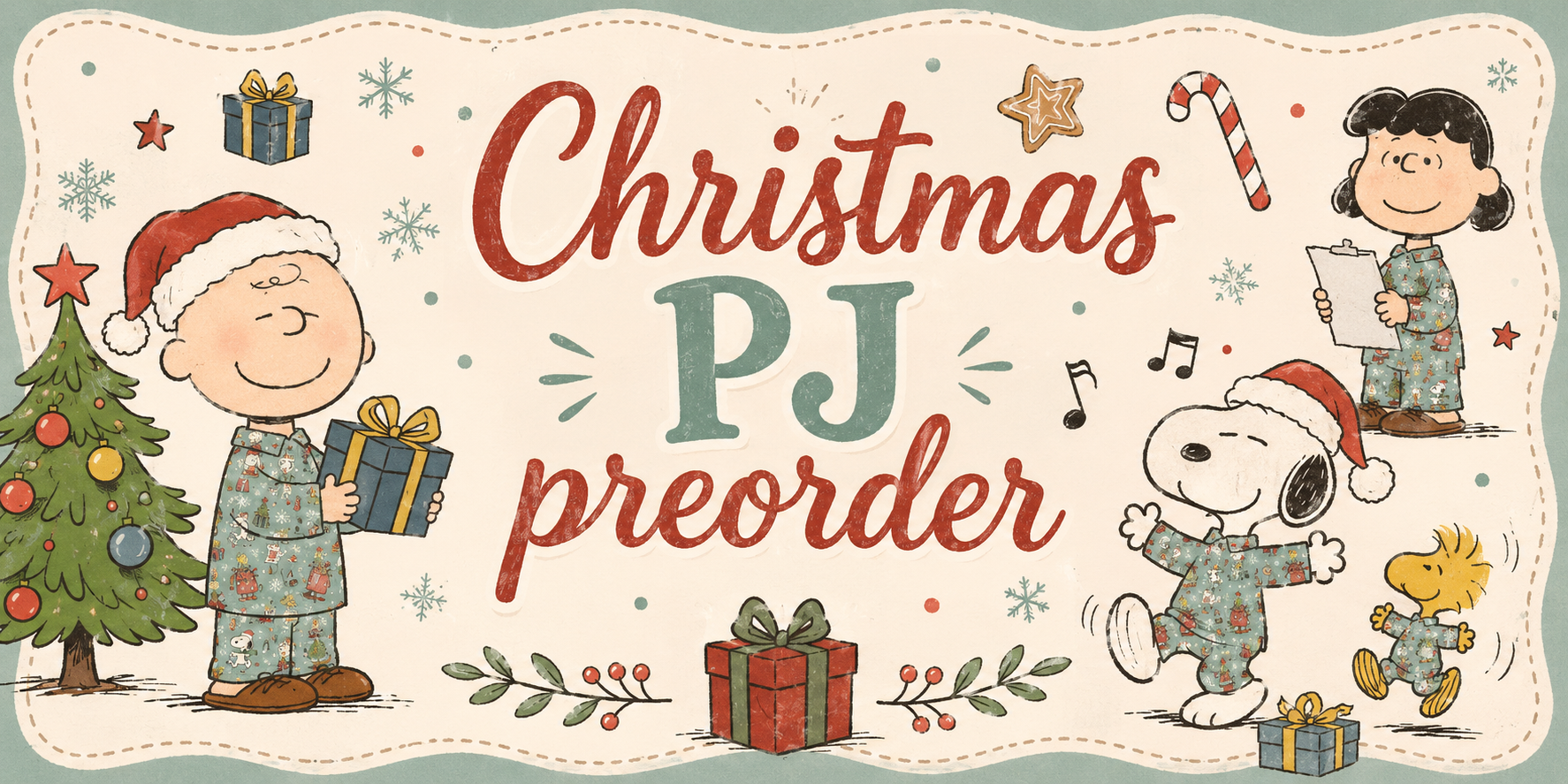 Christmas PJ preorder