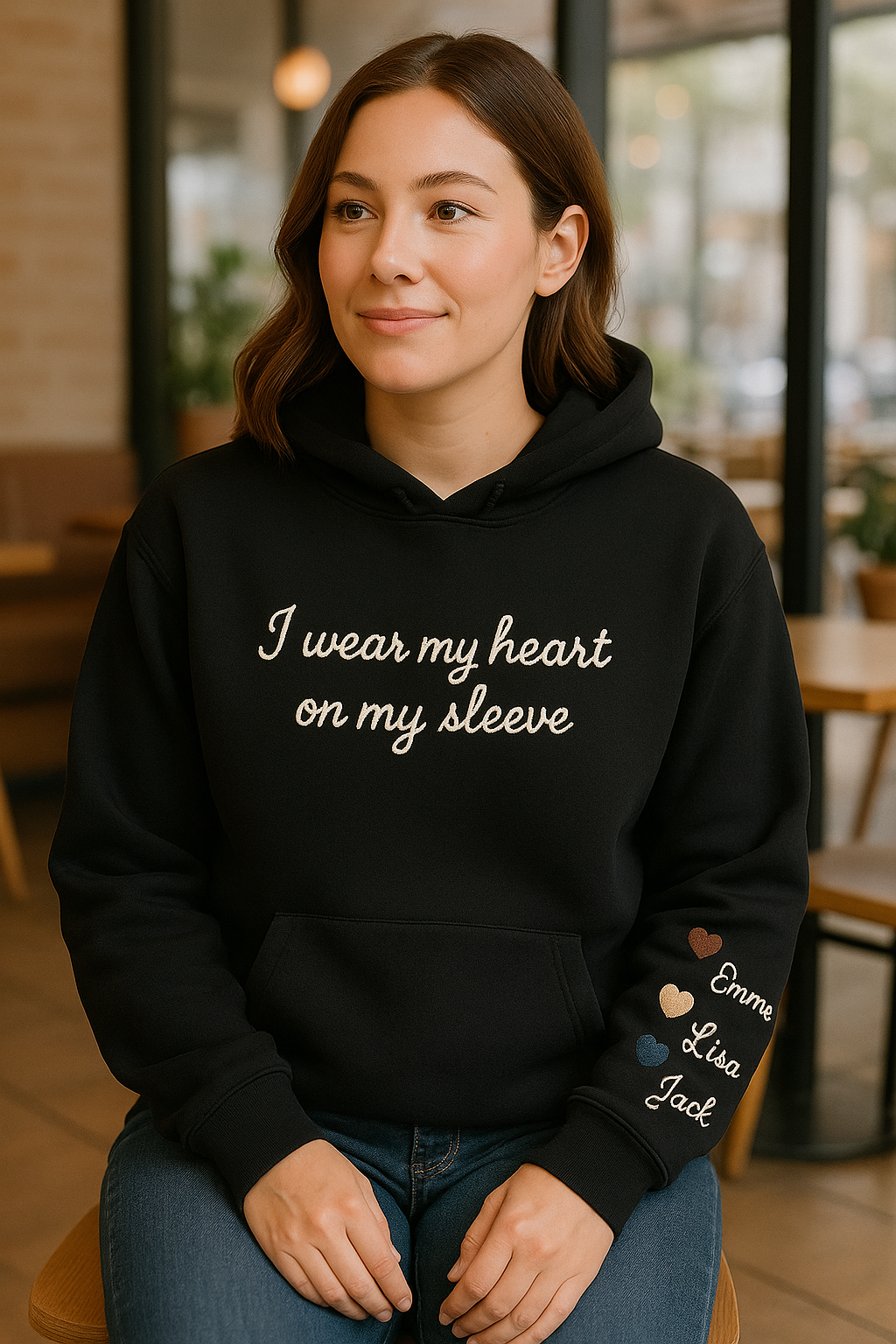 I wear my heart on my sleeve