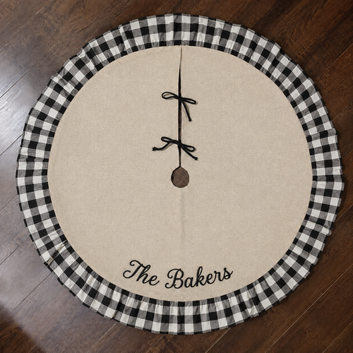 Christmas tree skirt & Advent calendar