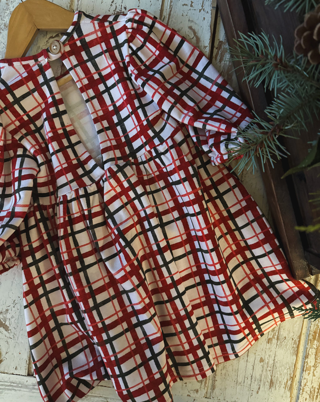 Holiday Smock Dress