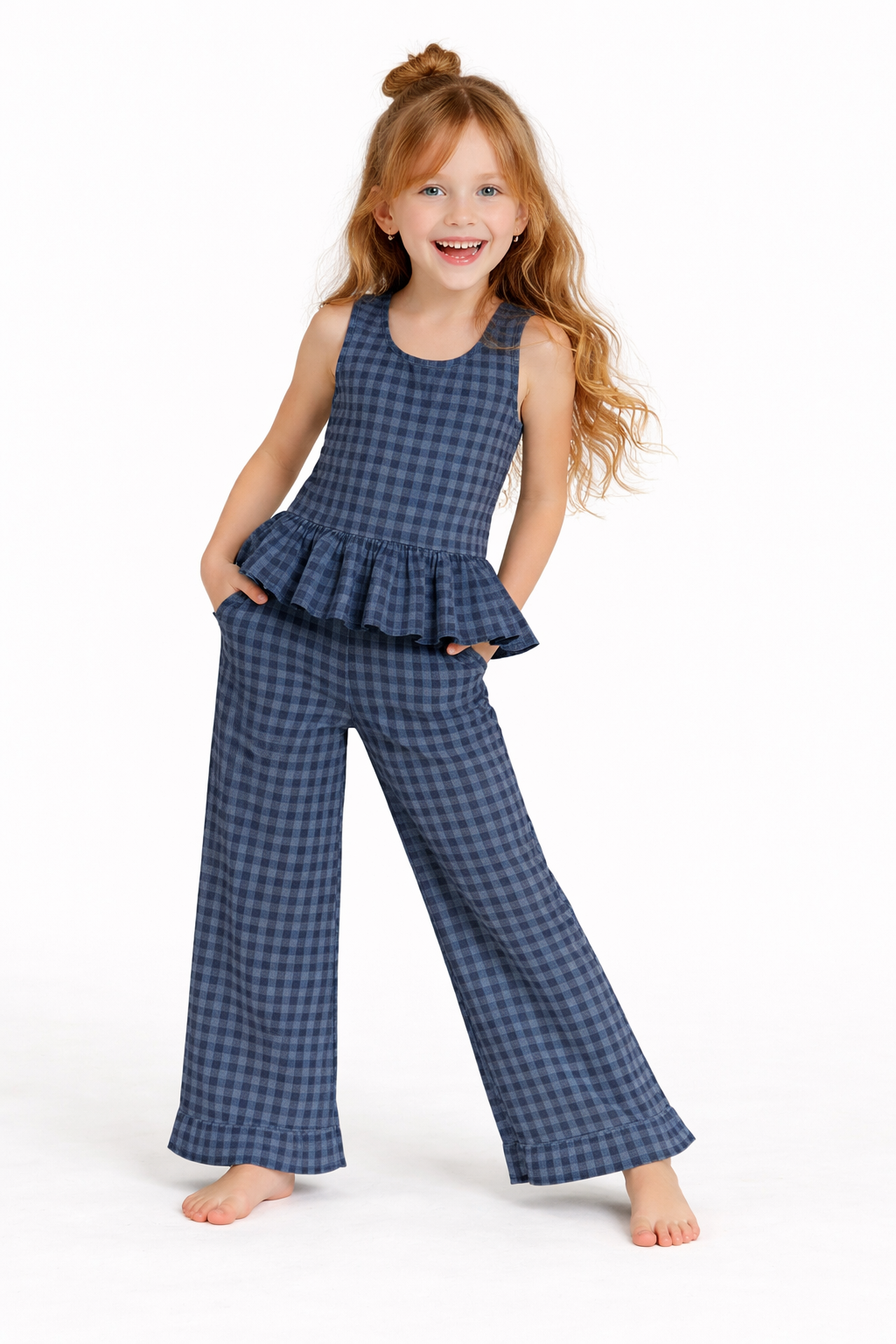 Gauzy Gingham Set