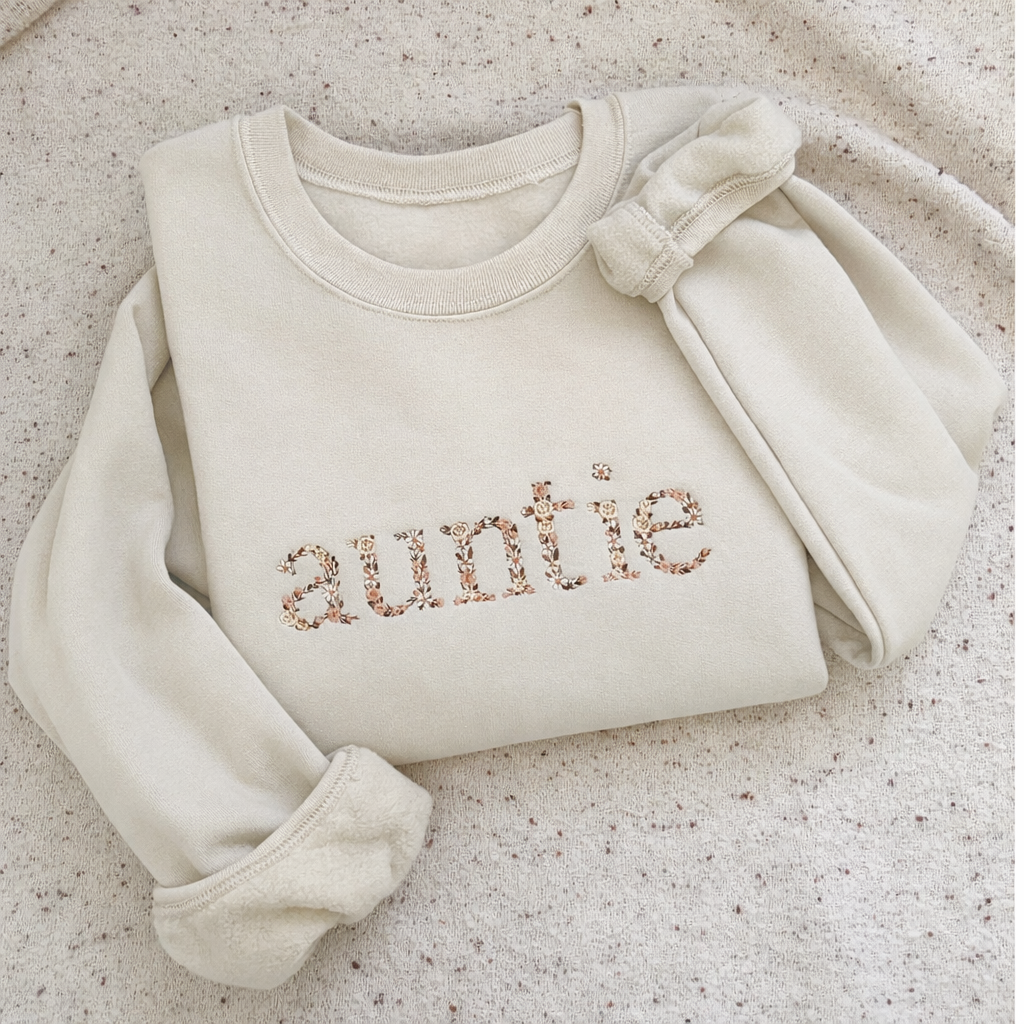 Floral Embroidered Sweatshirt