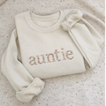 Floral Embroidered Sweatshirt Multicolor