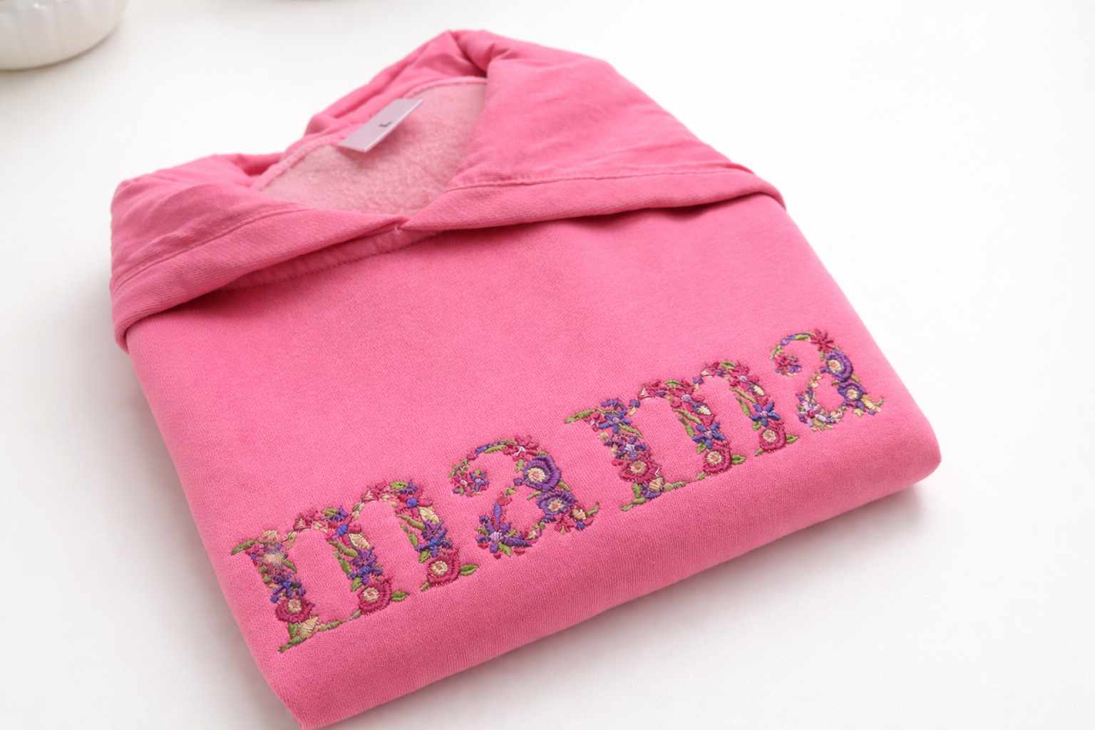 Floral Embroidered Sweatshirt Multicolor