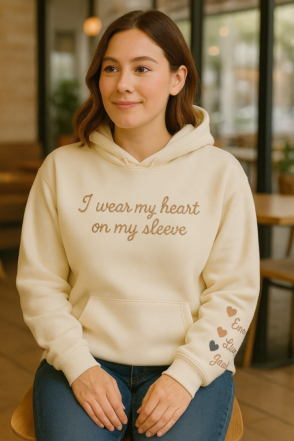 I wear my heart on my sleeve