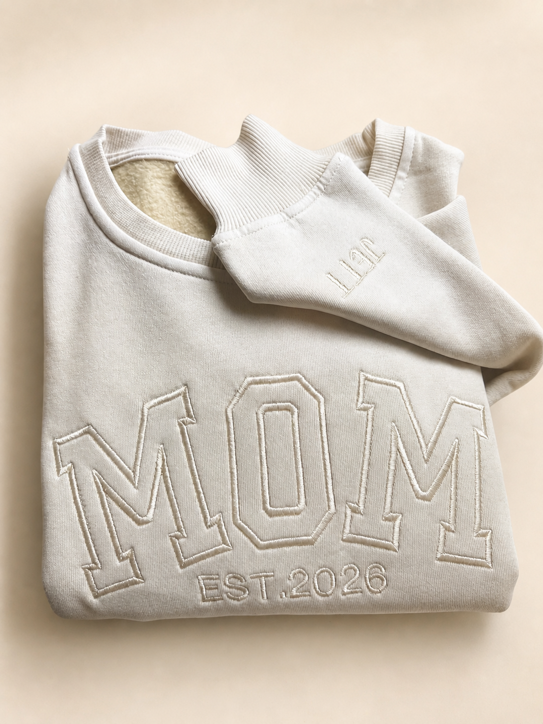 College Script Embroidered Sweatshirt