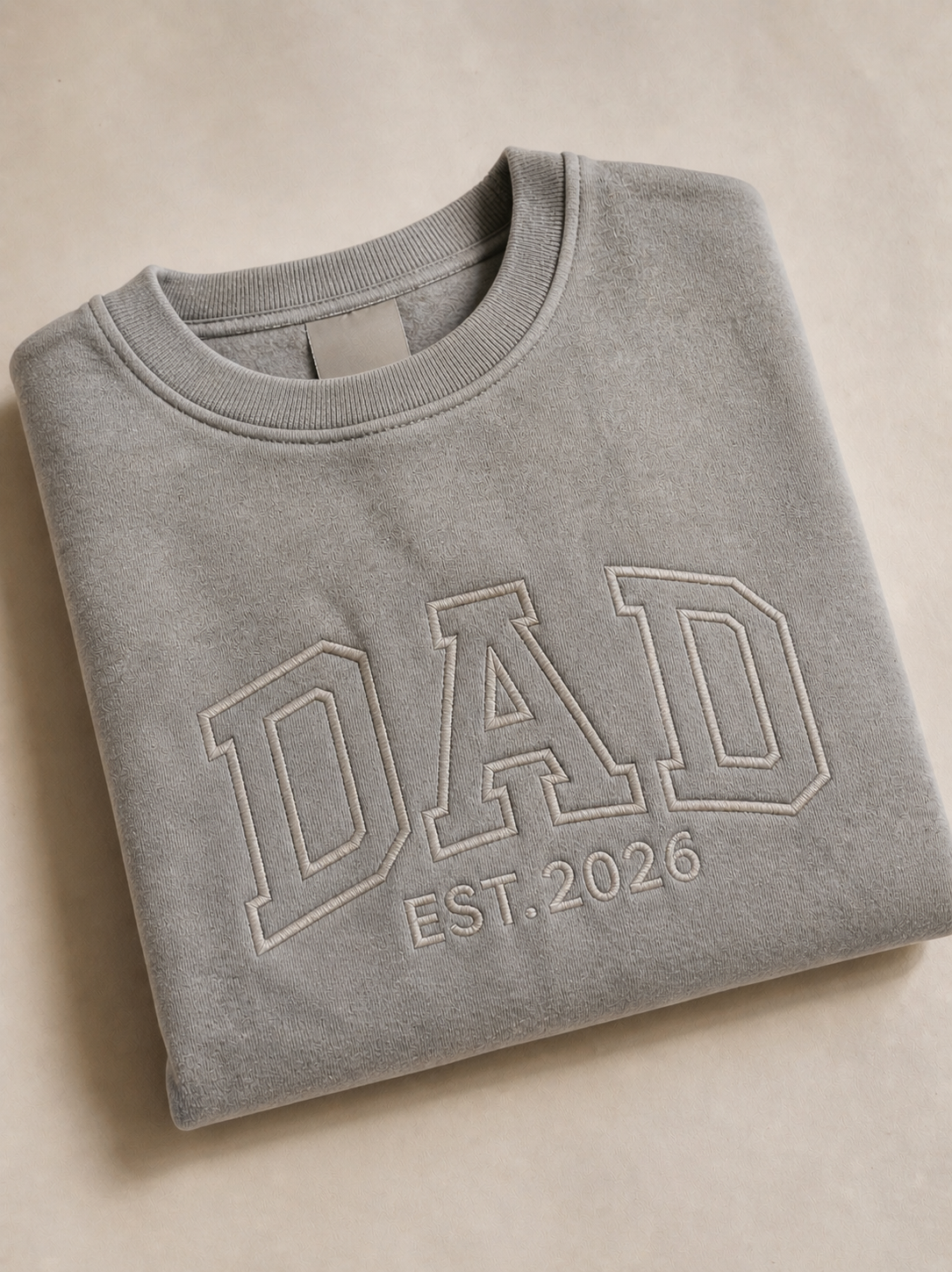 College Script Embroidered Sweatshirt