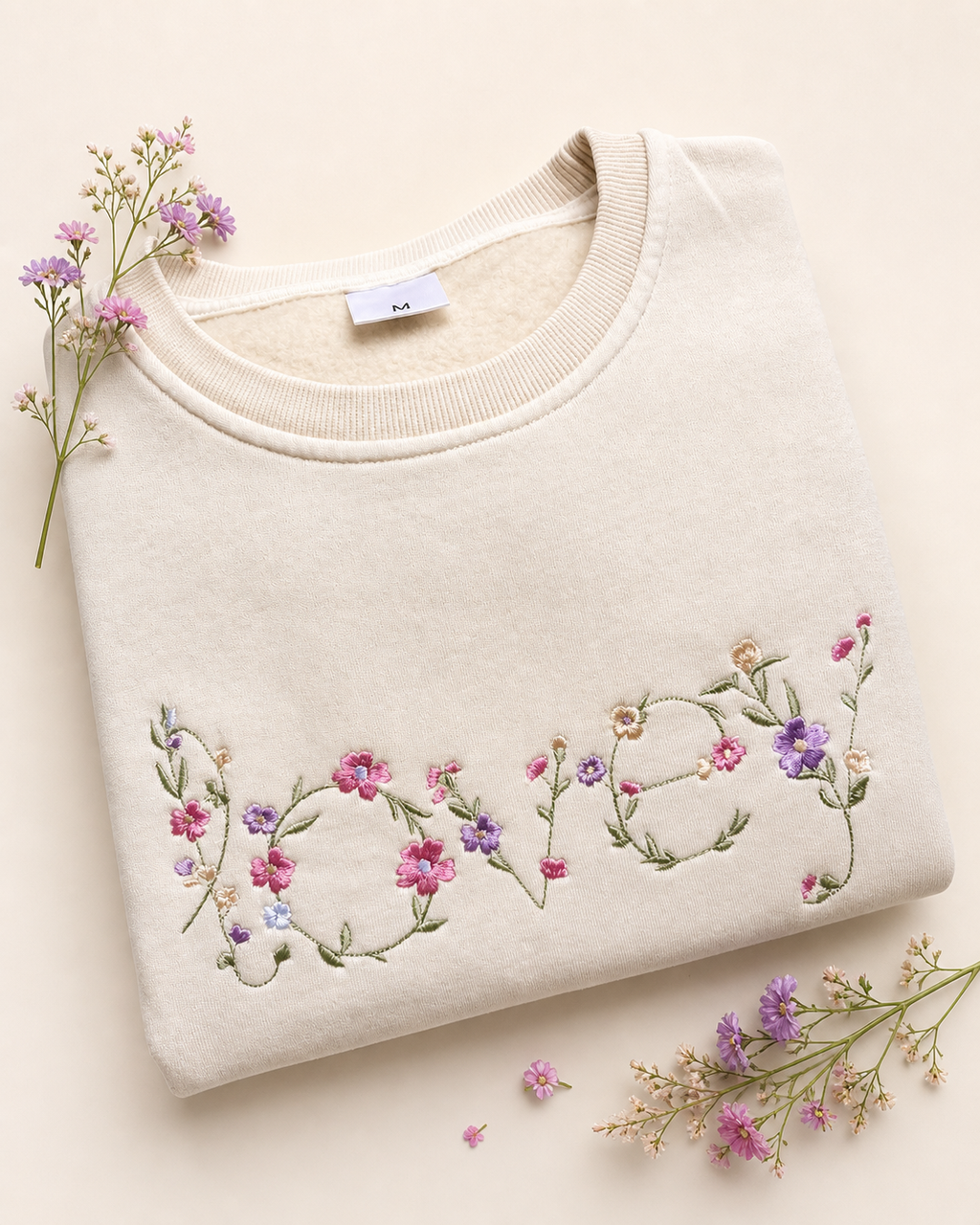 Vines Embroidered Sweatshirt
