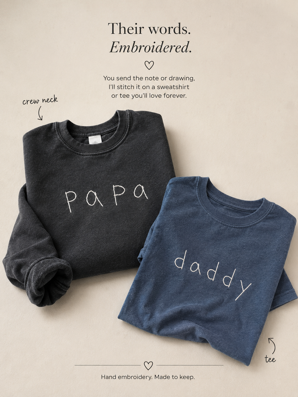 Little Notes Collection (Sweatshirt & Hoodie)
