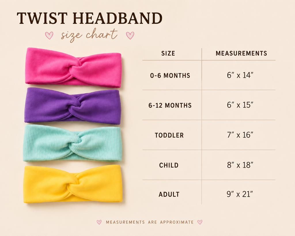 Twist headbands