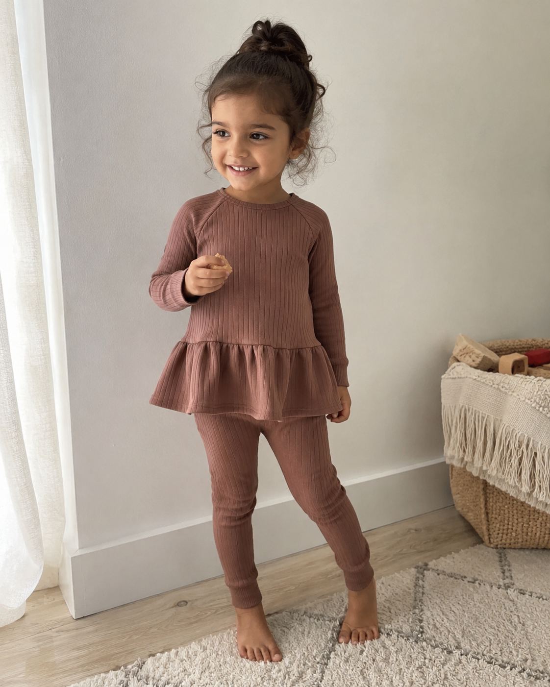 Peplum Lounge Set